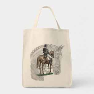 Bolso De Tela Halt Salute Dressage Horse