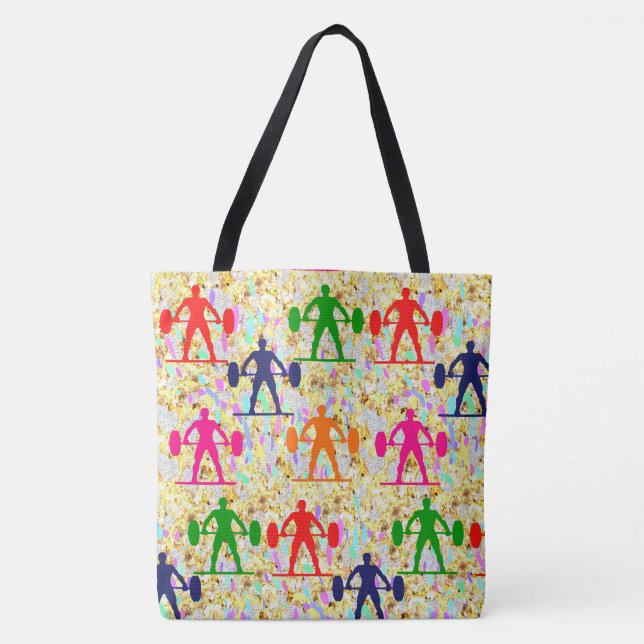 Bolso De Tela Halterofilia (Anverso)