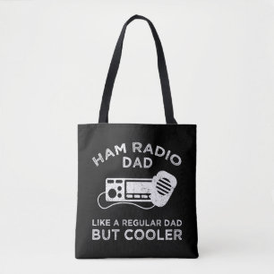 Bolso De Tela Ham Radio Dad - Como Un Padre Regular Pero Más Fre