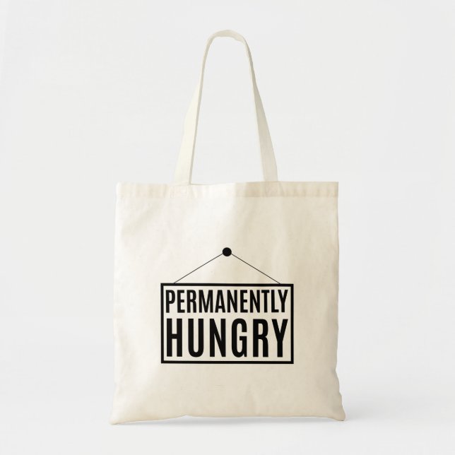 Bolso De Tela Hambriento Permanente (Frente)
