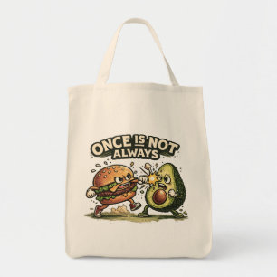 Bolso De Tela Hamburguesa Divertida vs Aguacate