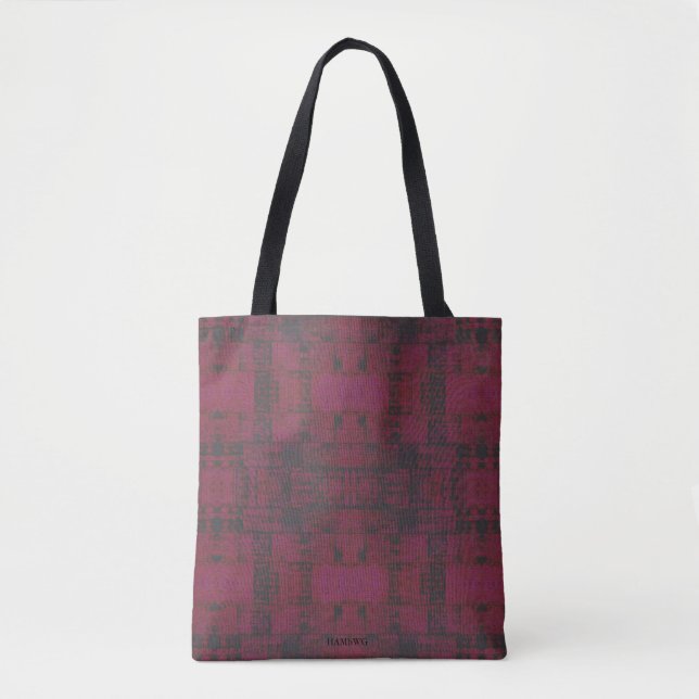 Bolso De Tela HAMbWG - Tote de cremallera - cerezo/carbón vegeta (Anverso)