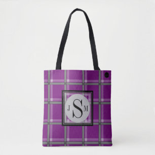 Bolso De Tela HAMbyWG - Nombre personalizado y artán monogramo