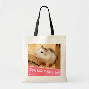Bolso De Tela Hammyville - Cute Hamster Disfruta Pequeñas Cosas