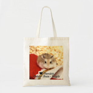 Bolso De Tela Hammyville - Love Hamster Reduce Reuse Recycle