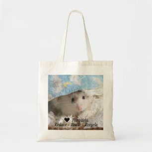 Bolso De Tela Hammyville - Love Hamster Reduce Reuse Recycle