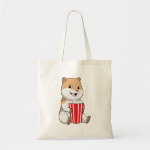Bolso De Tela Hámster con cono de palomitas de maíz