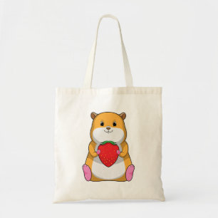 Bolso De Tela Hamster con fresa