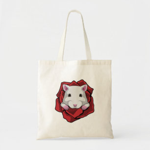 Bolso De Tela Hámster con Rosa