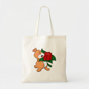 Bolso De Tela Hámster con Rosa de flores