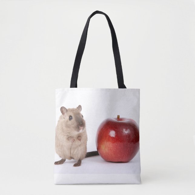 Bolso De Tela Hamster con Tote de Apple (Anverso)
