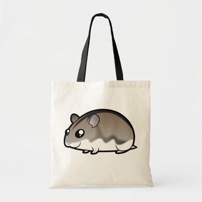 Bolso De Tela Hámster enano del dibujo animado (Frente)