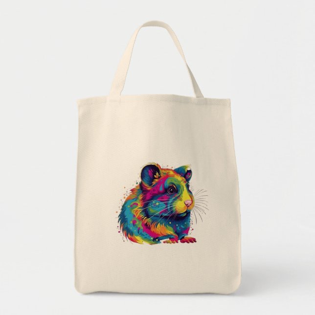 Bolso De Tela hámster lindo (Frente)