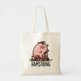 Bolso De Tela Hamstring Funny Pig Pun