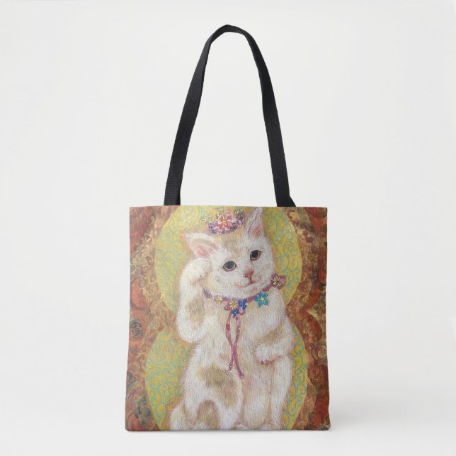 Bolso De Tela Hana & Takara: Lucky Beckoning Cats (Anverso)