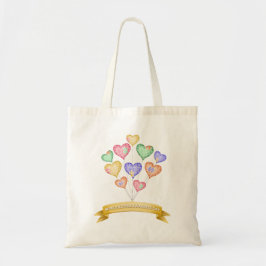 Bolso De Tela Hand Drawn Watercolor World Autism Awareness Day
