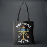 Bolso De Tela Hanukkah No es hoy Santa Jewish Chanukah<br><div class="desc">Hanukkah No es hoy Santa Jewish Chanukah</div>