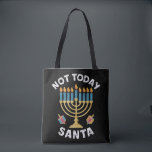 Bolso De Tela Hanukkah No es hoy Santa Jewish Chanukah<br><div class="desc">Hanukkah No es hoy Santa Jewish Chanukah</div>