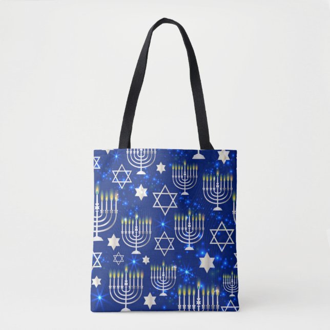 Bolso De Tela Hanukkah Tote Bag (Anverso)