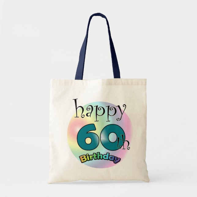 Bolso De Tela Happy 60th Birthday (Frente)