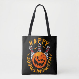 Bolso De Tela Happy Bowlingween Halloween Bowling