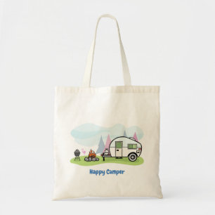 Bolso De Tela Happy Camper Trailer