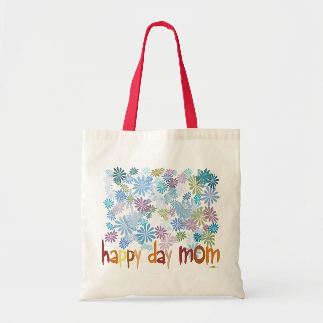 Bolso De Tela Happy Day Mom (Frente)