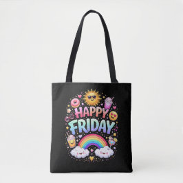 Bolso De Tela Happy Friday