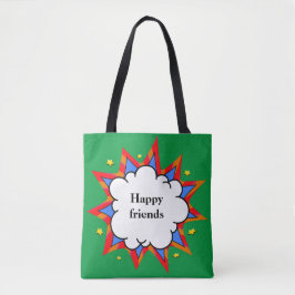 Bolso De Tela Happy friends comic