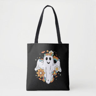 Bolso De Tela Happy Ghost Retro Hippie Vibe