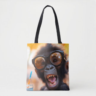 Bolso De Tela Happy Gorilla