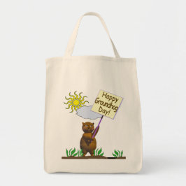 Bolso De Tela Happy Groundhog Day Groundhog