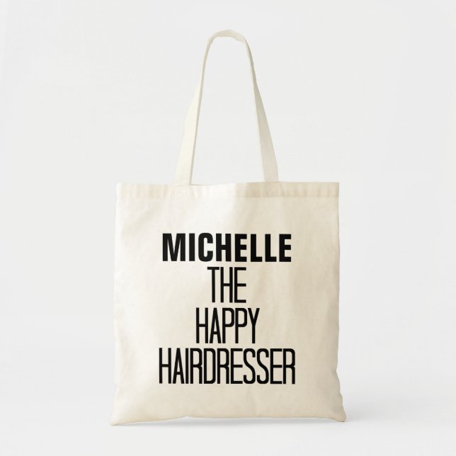 Bolso De Tela Happy Hairdresser Rhyme (Frente)