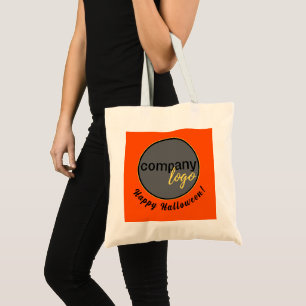 BOLSO DE TELA HAPPY HALLOWEEN LOGO TEMPLATE MARKETING EMPRESARIA