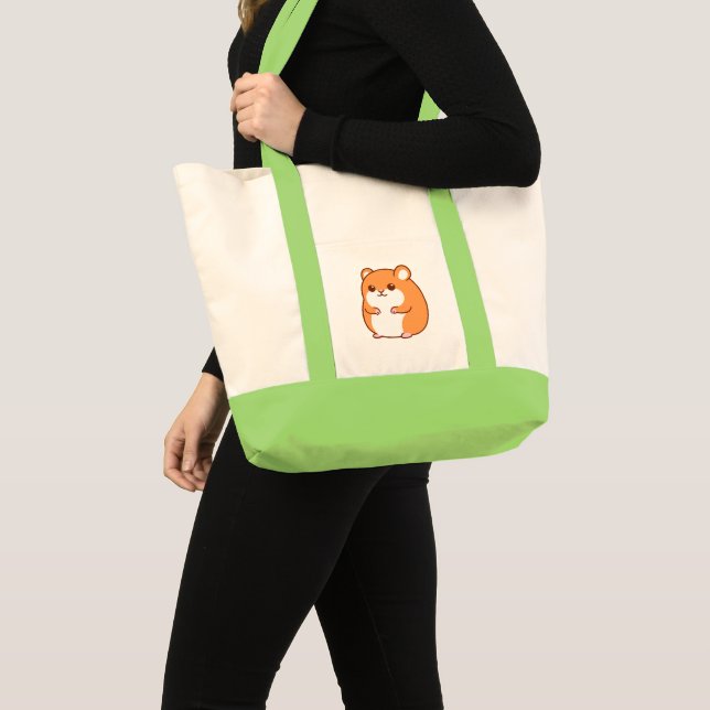 Bolso De Tela Happy Hamster Tote Bag #2 (Anverso (producto))