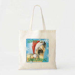 Bolso De Tela Happy Howlidays Skye Terrier