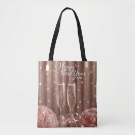 Bolso De Tela happy new year 2026 champagne elegant
