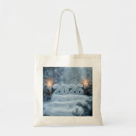 Bolso De Tela happy new year 2026 winter calm totebag
