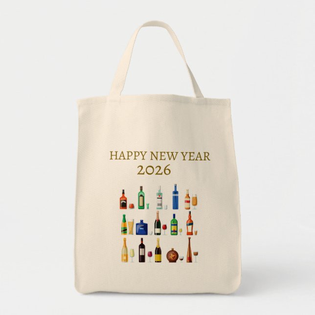 Bolso De Tela Happy New Year  Bag (Frente)