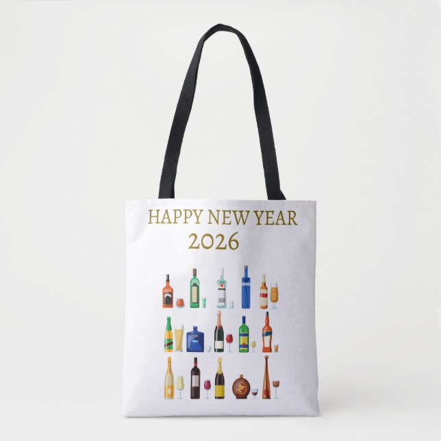 Bolso De Tela Happy New Year  Bag (Anverso)