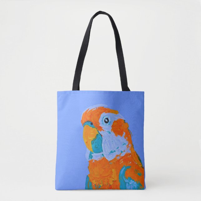 Bolso De Tela Happy Parrot Tote Bag (Anverso)