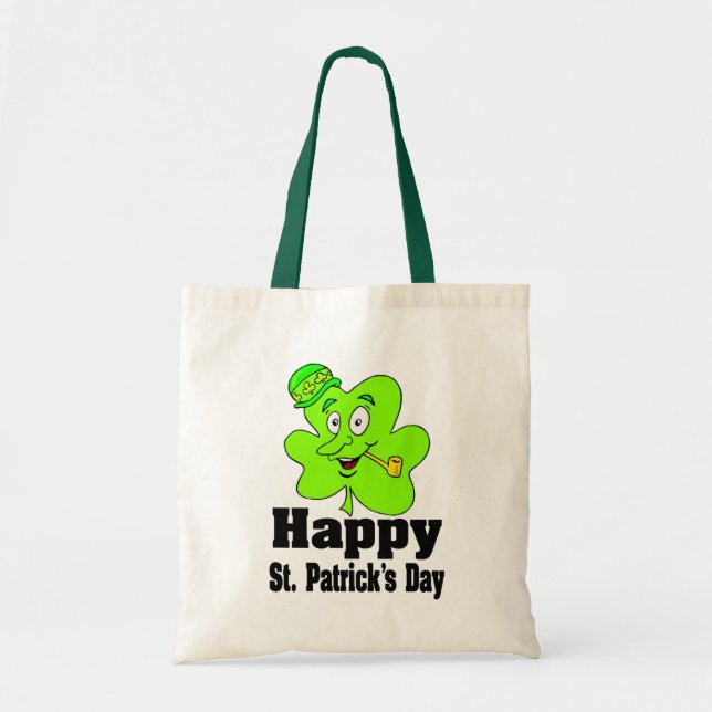 Bolso De Tela Happy St. Patrick's Day Tote Bag (Frente)