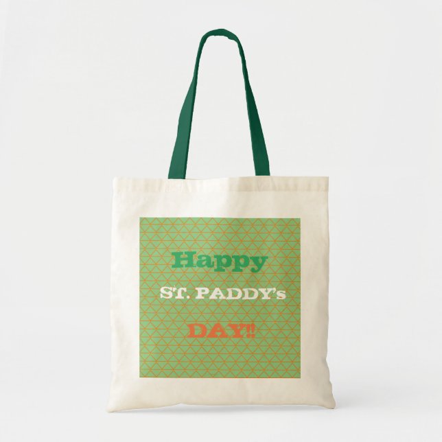 Bolso De Tela Happy St.Patrick's Tote Bag (Frente)