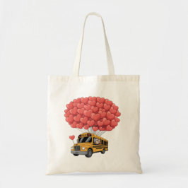 Bolso De Tela Happy Valentine's Day Bus with Owl