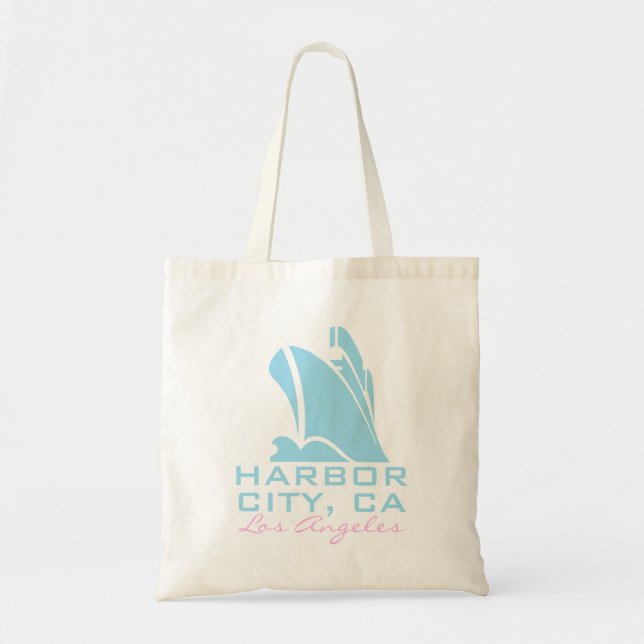 Bolso De Tela Harbour City California (Frente)