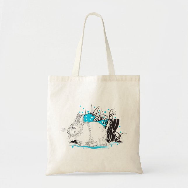 Bolso De Tela Hare (Frente)