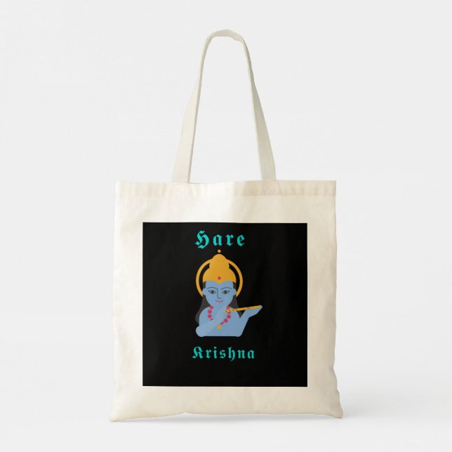 Bolso De Tela Hare Krishna Premium Tote Bag (Reverso)