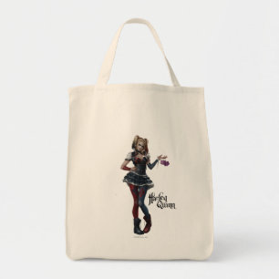 Bolso De Tela Harley Quinn con dados difusos