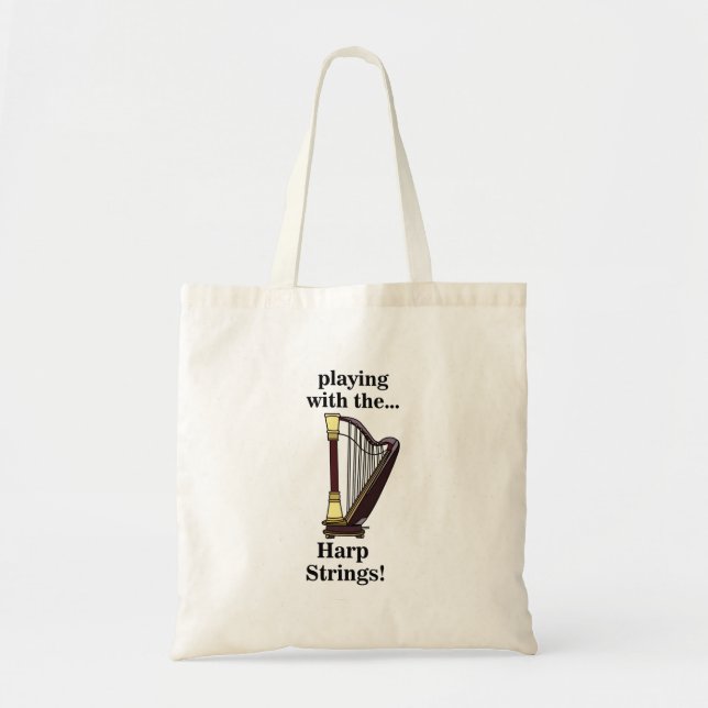 Bolso De Tela Harp Instrumento Musical Harp (Frente)