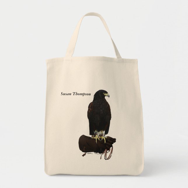 Bolso De Tela Harris Hawk sobre Glove (Frente)